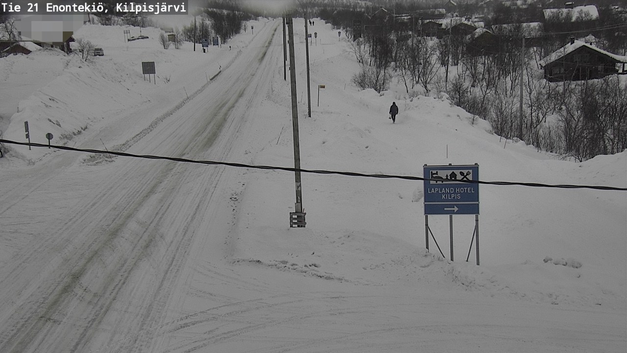 Weather Camera Image Road 21 Enontekiö, Kilpisjärvi, Enontekiö, Lappi