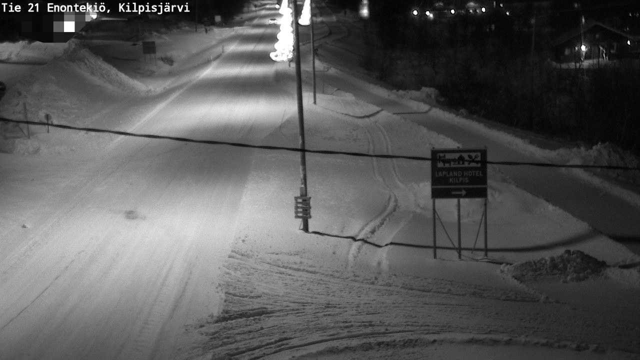 Weather Camera Image Väg 21 Enontekis, Kilpisjärv, Enontekiö, Lappi