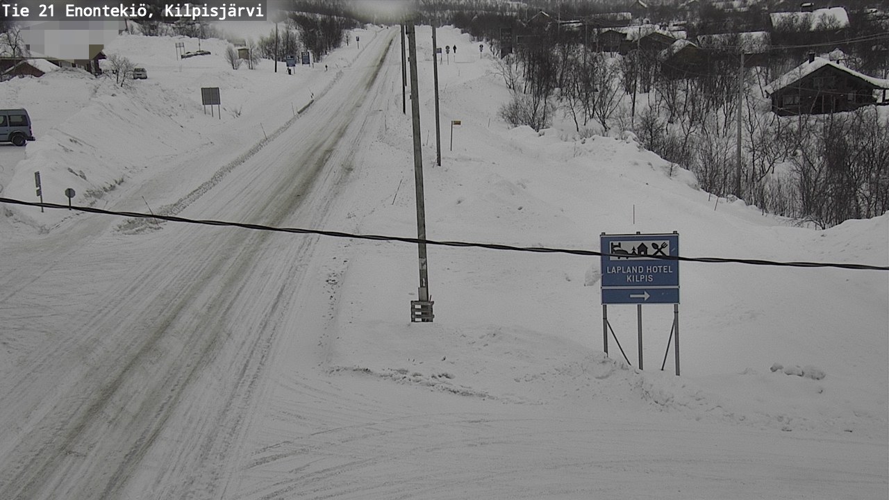 Weather Camera Image Road 21 Enontekiö, Kilpisjärvi, Enontekiö, Lappi