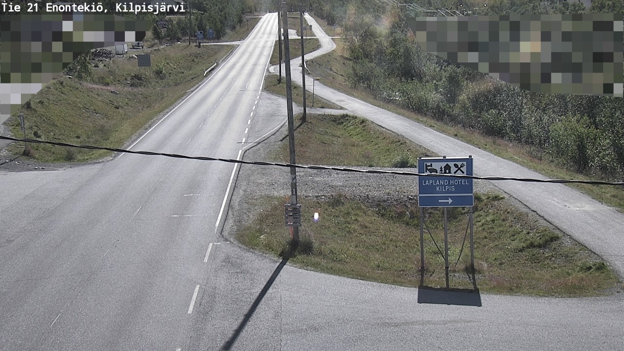 Weather Camera Image Road 21 Enontekiö, Kilpisjärvi, Enontekiö, Lappi