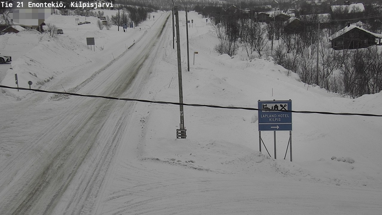 Weather Camera Image Road 21 Enontekiö, Kilpisjärvi, Enontekiö, Lappi