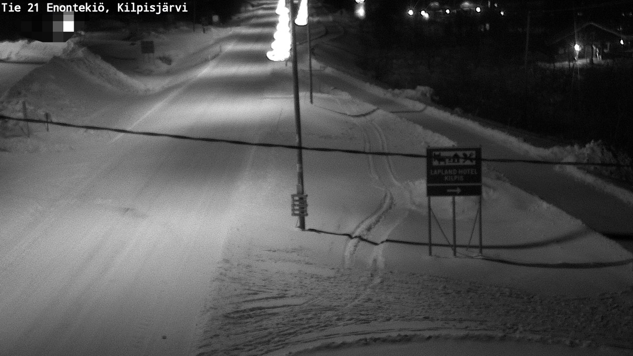 Weather Camera Image Road 21 Enontekiö, Kilpisjärvi, Enontekiö, Lappi