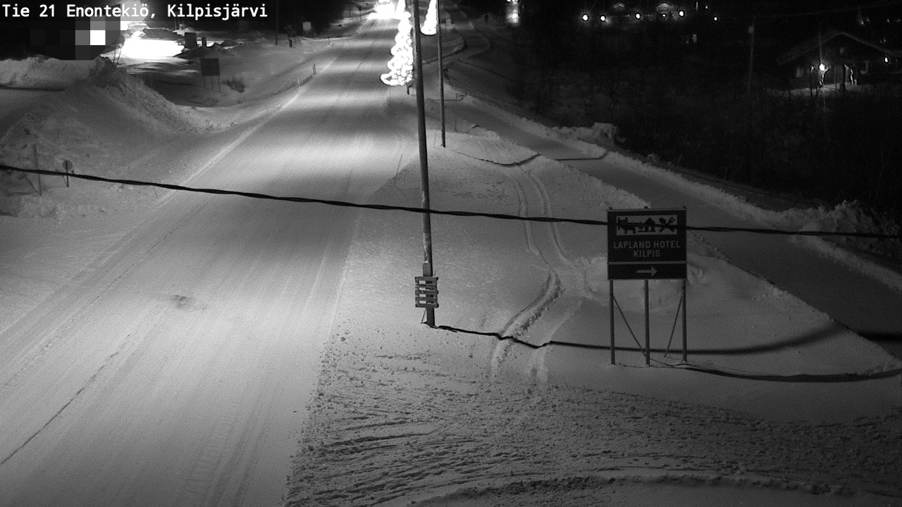 Weather Camera Image Road 21 Enontekiö, Kilpisjärvi, Enontekiö, Lappi