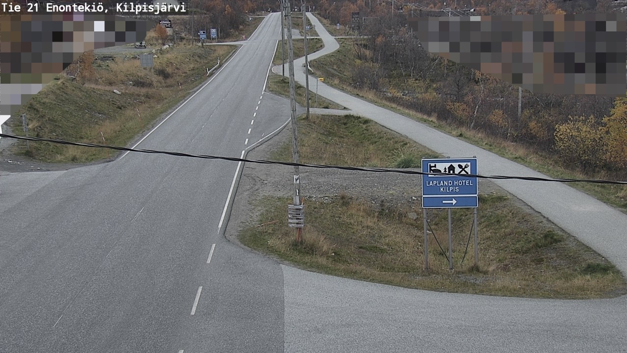 Weather Camera Image Road 21 Enontekiö, Kilpisjärvi, Enontekiö, Lappi