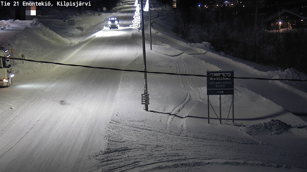 Weather Camera Image Väg 21 Enontekis, Kilpisjärv, Enontekiö, Lappi