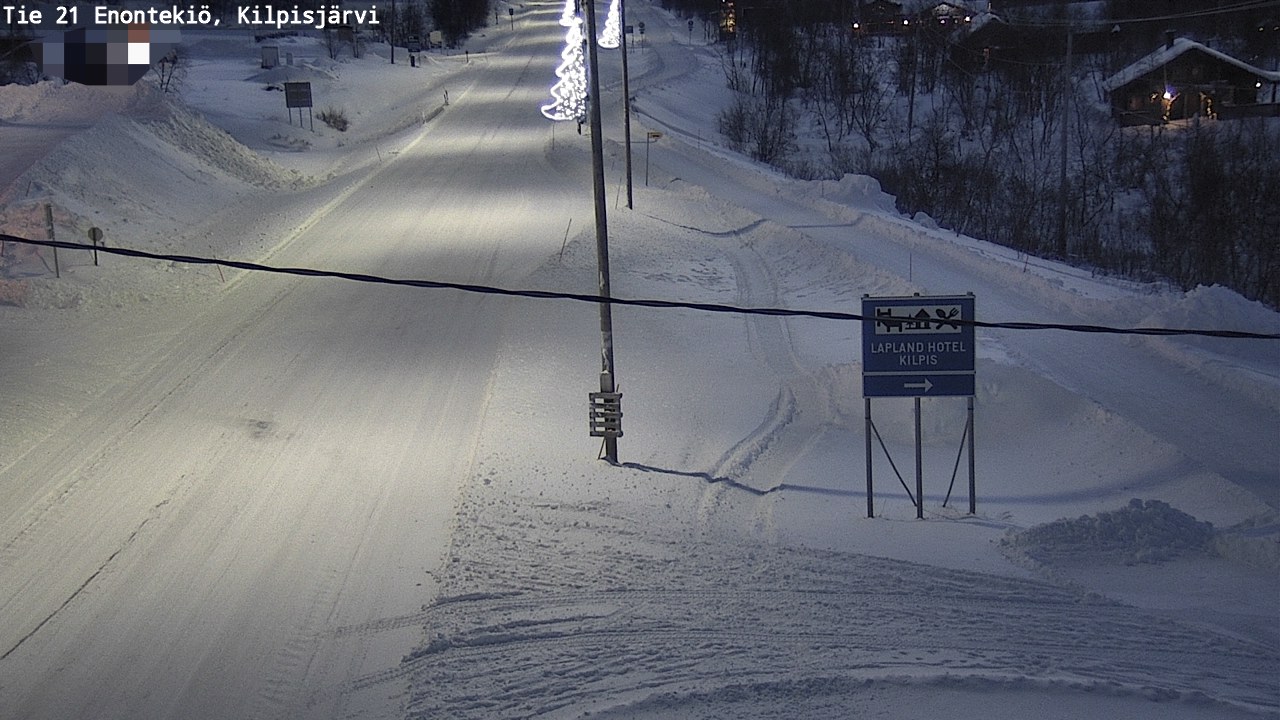 Weather Camera Image Road 21 Enontekiö, Kilpisjärvi, Enontekiö, Lappi