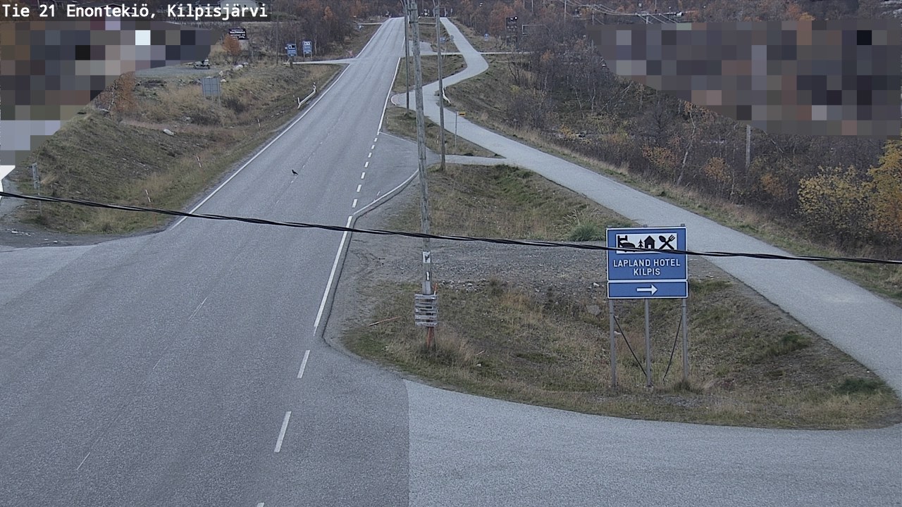 Weather Camera Image Road 21 Enontekiö, Kilpisjärvi, Enontekiö, Lappi