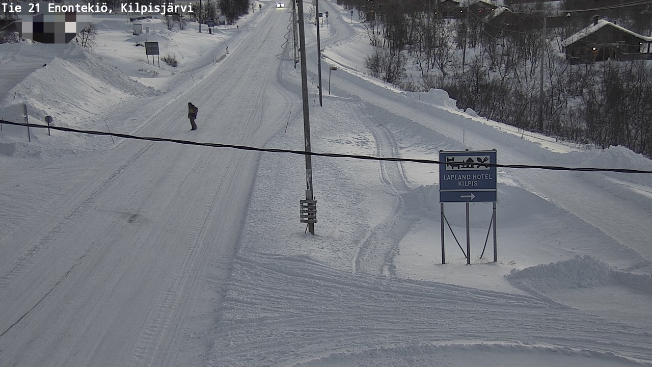 Weather Camera Image Road 21 Enontekiö, Kilpisjärvi, Enontekiö, Lappi