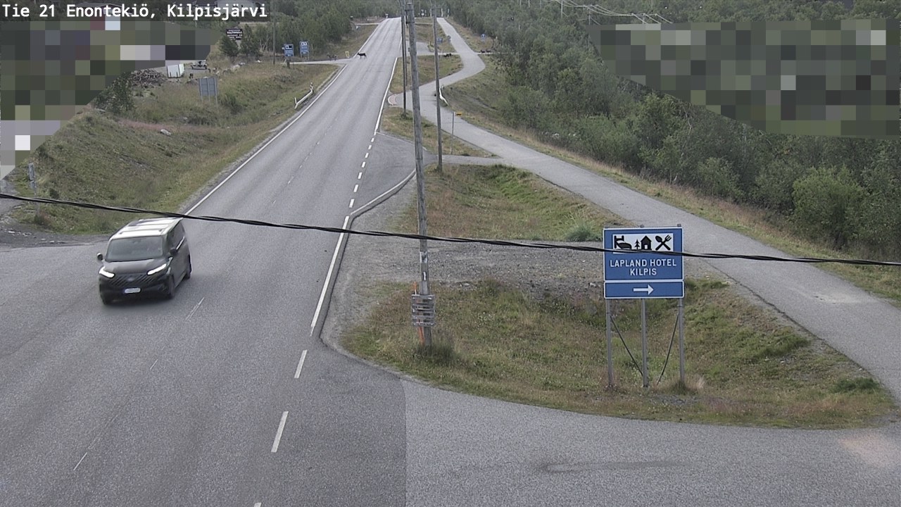 Weather Camera Image Road 21 Enontekiö, Kilpisjärvi, Enontekiö, Lappi