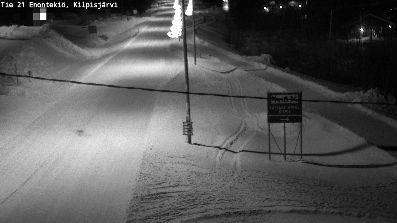 Weather Camera Image Väg 21 Enontekis, Kilpisjärv, Enontekiö, Lappi