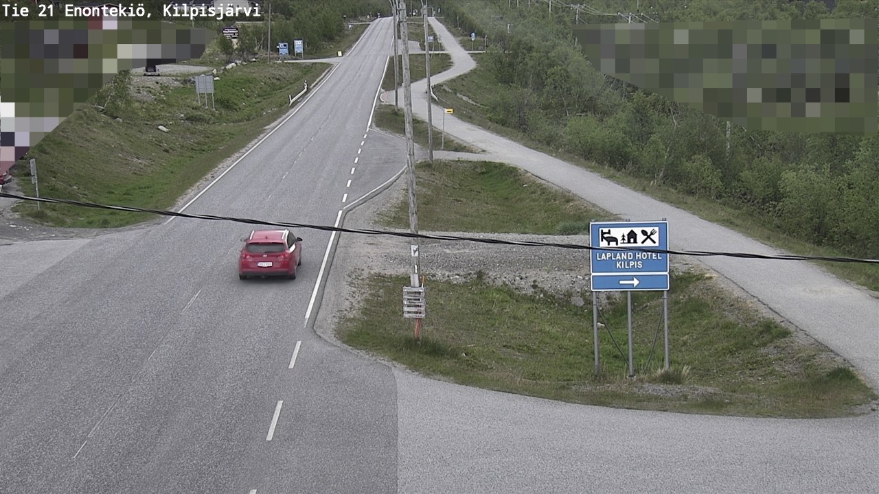 Weather Camera Image Väg 21 Enontekis, Kilpisjärv, Enontekiö, Lappi