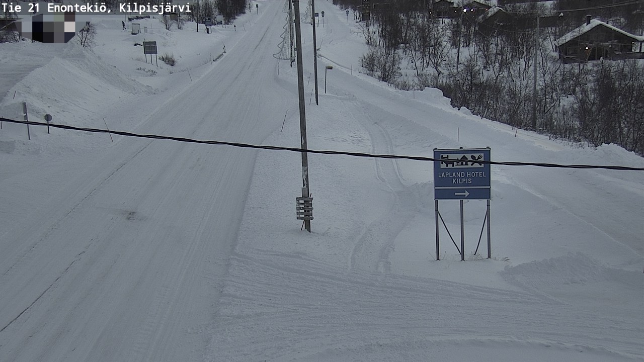 Weather Camera Image Road 21 Enontekiö, Kilpisjärvi, Enontekiö, Lappi