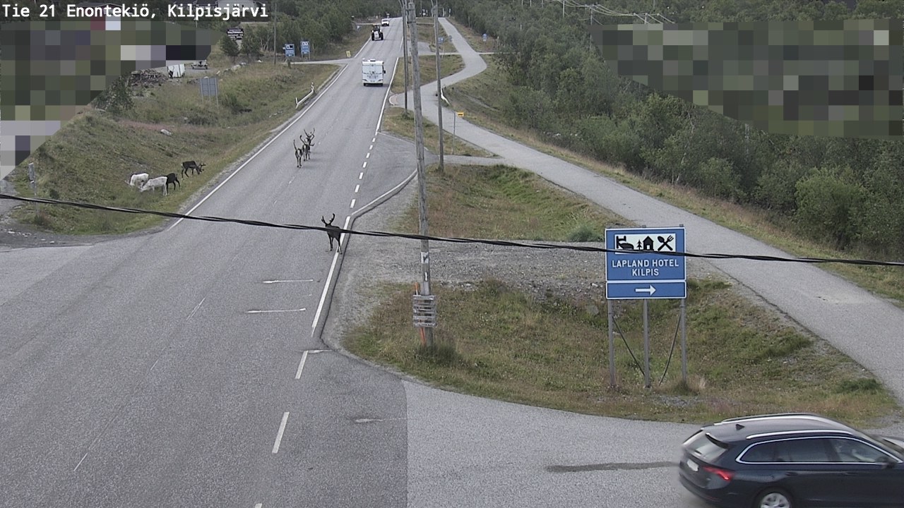 Weather Camera Image Road 21 Enontekiö, Kilpisjärvi, Enontekiö, Lappi