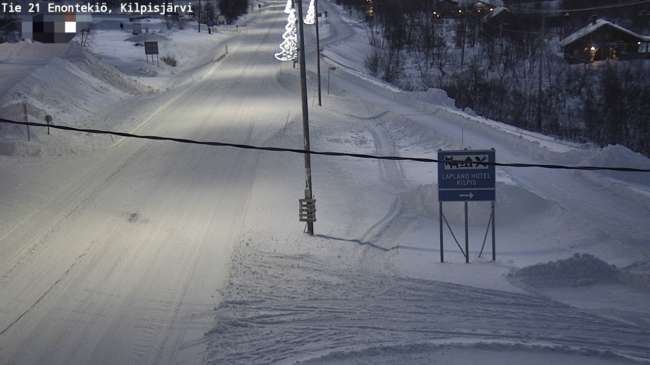 Weather Camera Image Road 21 Enontekiö, Kilpisjärvi, Enontekiö, Lappi