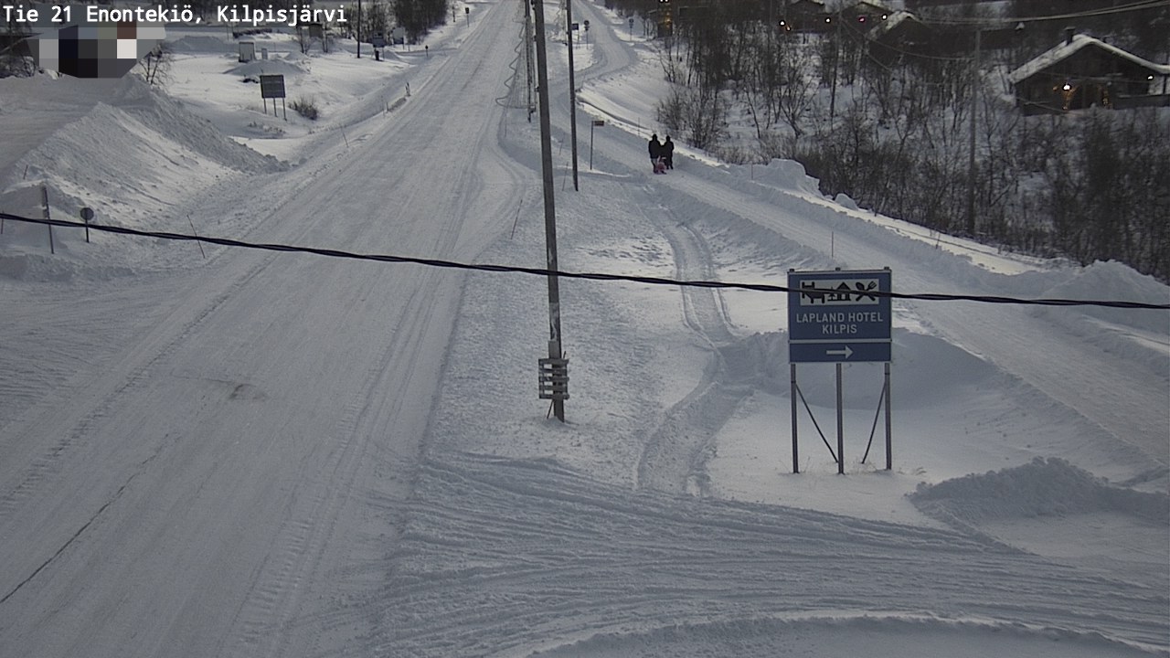 Weather Camera Image Road 21 Enontekiö, Kilpisjärvi, Enontekiö, Lappi