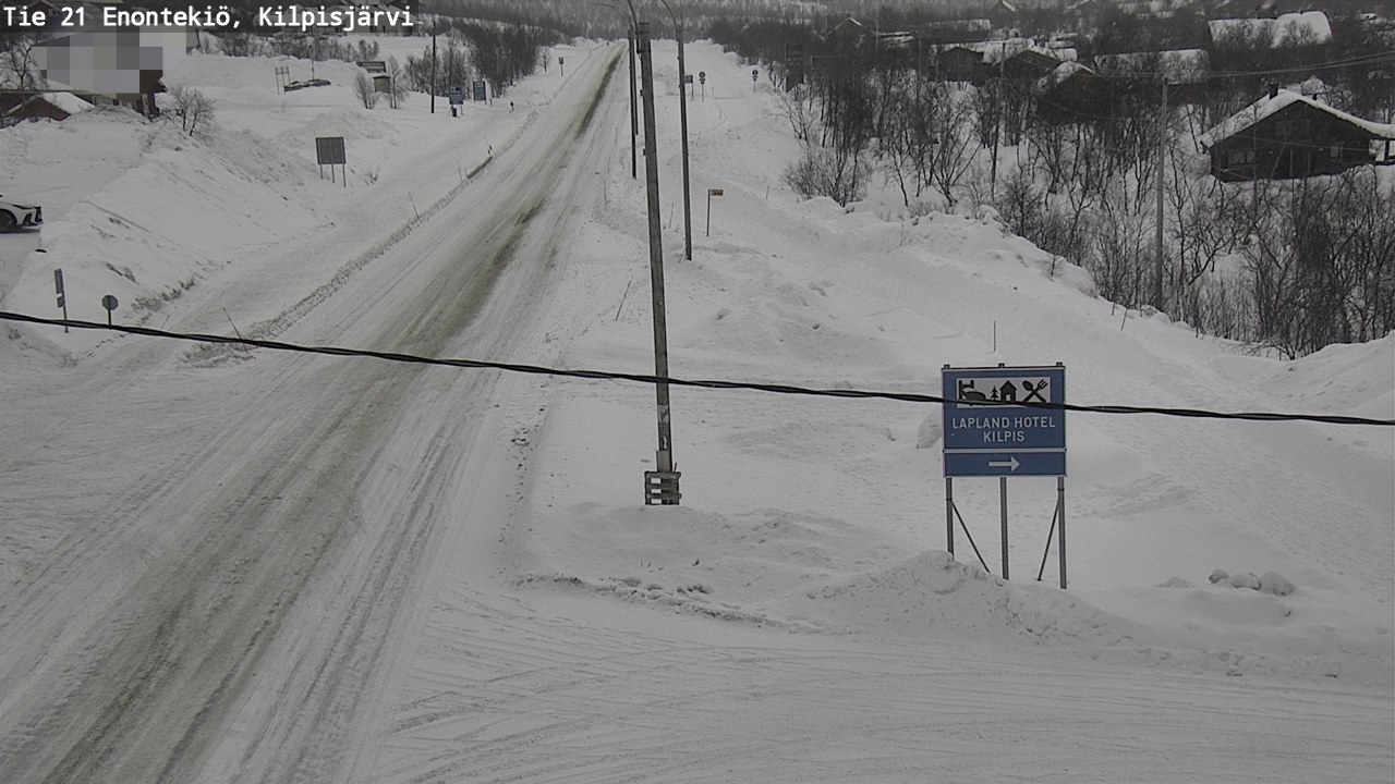 Weather Camera Image Road 21 Enontekiö, Kilpisjärvi, Enontekiö, Lappi