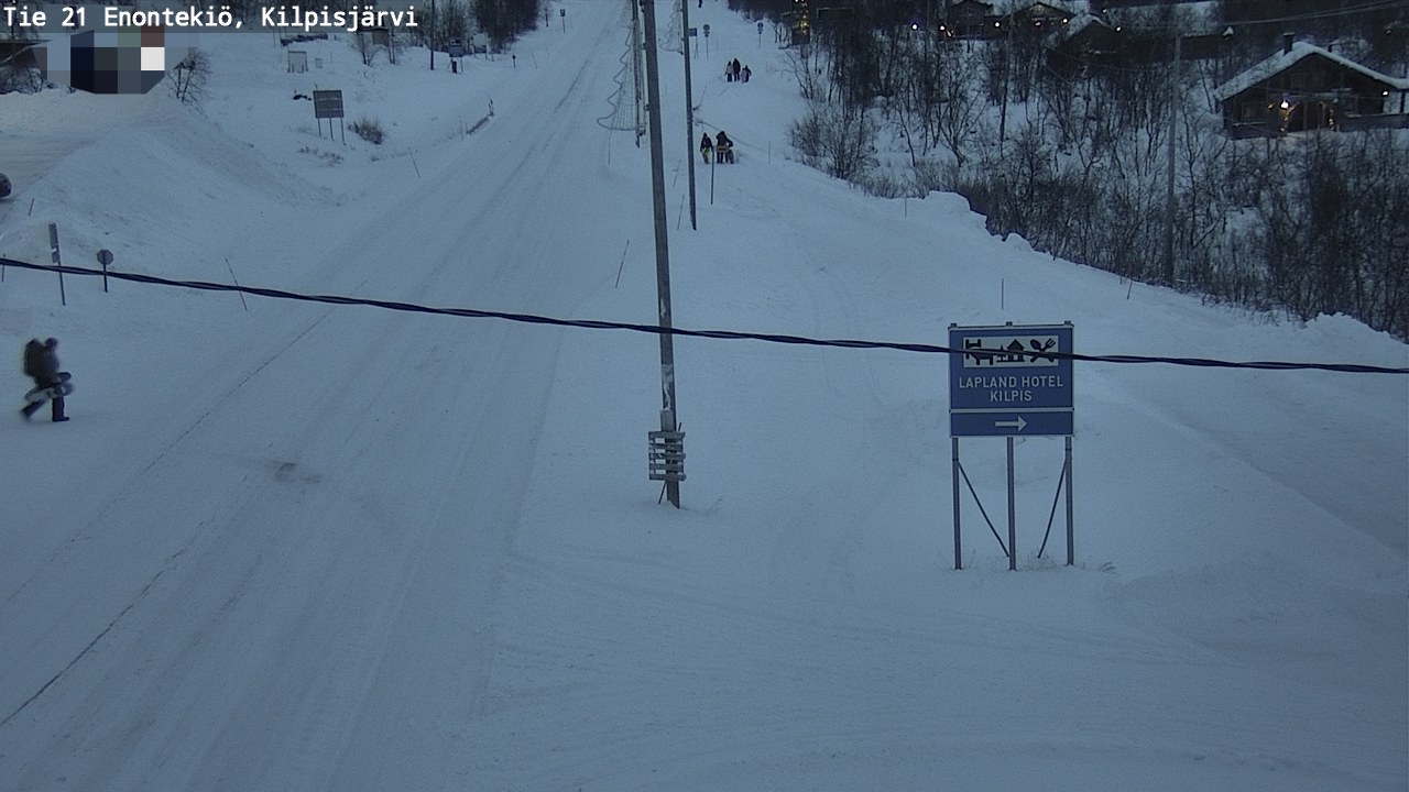 Weather Camera Image Road 21 Enontekiö, Kilpisjärvi, Enontekiö, Lappi