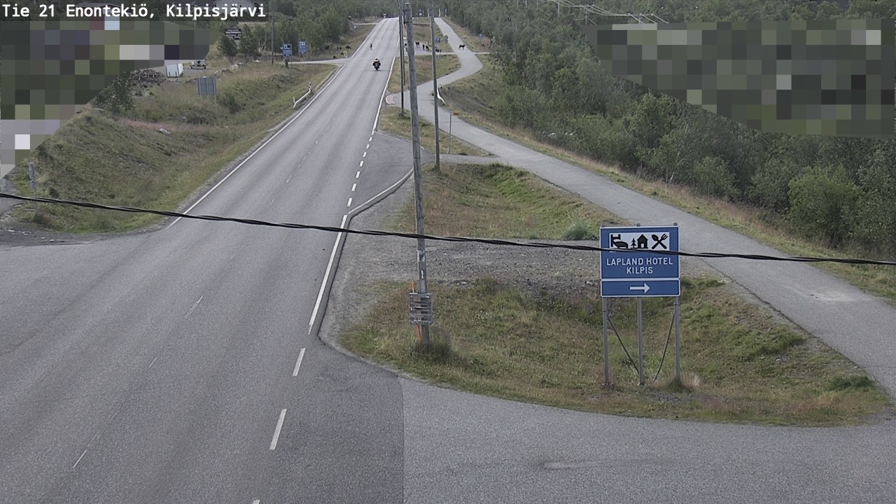 Weather Camera Image Road 21 Enontekiö, Kilpisjärvi, Enontekiö, Lappi