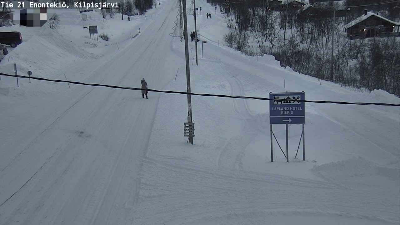 Weather Camera Image Road 21 Enontekiö, Kilpisjärvi, Enontekiö, Lappi