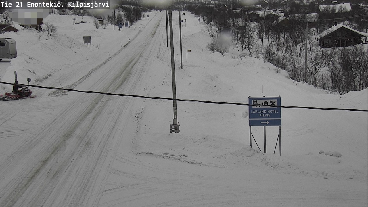 Weather Camera Image Road 21 Enontekiö, Kilpisjärvi, Enontekiö, Lappi