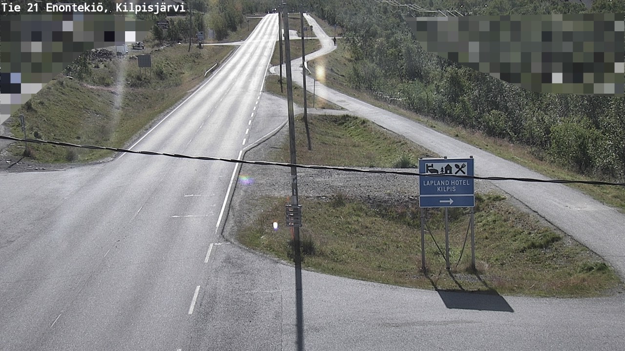 Weather Camera Image Road 21 Enontekiö, Kilpisjärvi, Enontekiö, Lappi