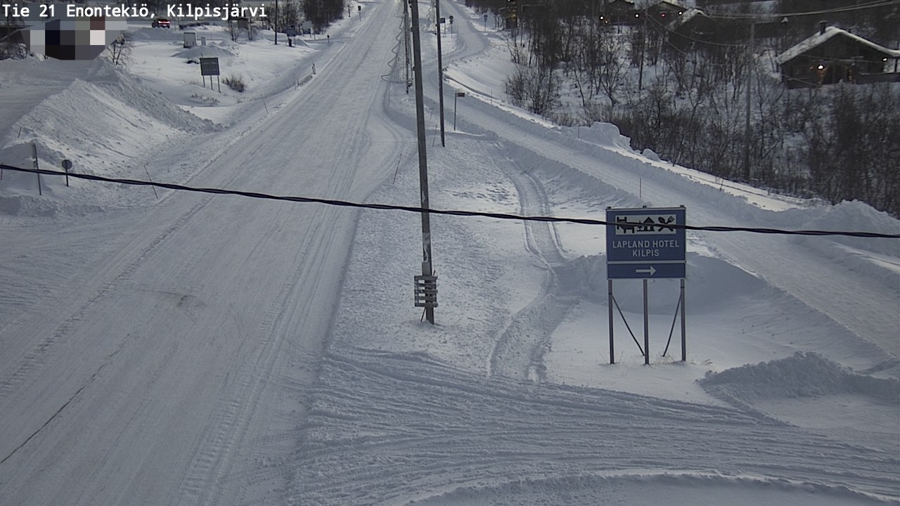 Weather Camera Image Road 21 Enontekiö, Kilpisjärvi, Enontekiö, Lappi