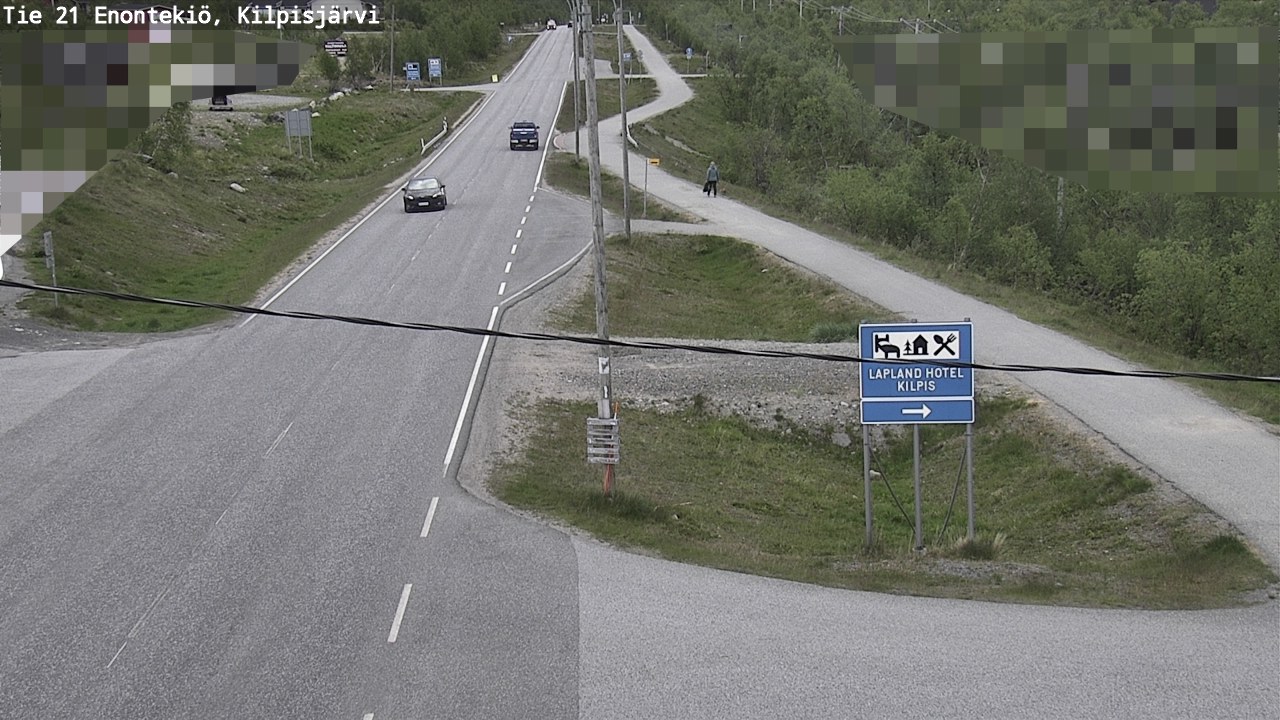 Weather Camera Image Väg 21 Enontekis, Kilpisjärv, Enontekiö, Lappi