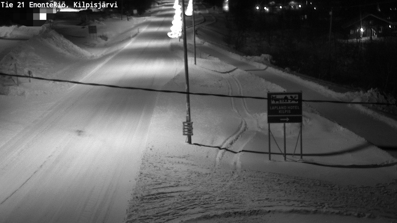 Weather Camera Image Road 21 Enontekiö, Kilpisjärvi, Enontekiö, Lappi