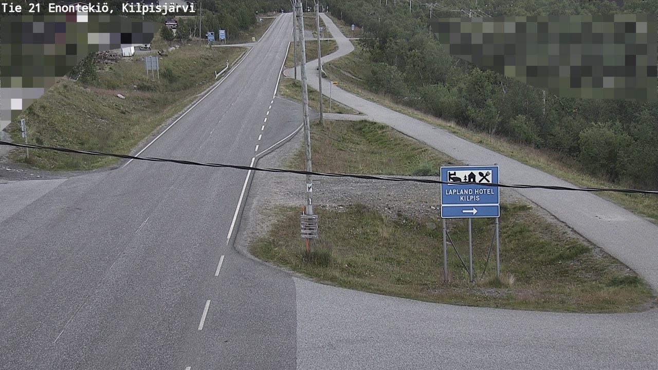 Weather Camera Image Road 21 Enontekiö, Kilpisjärvi, Enontekiö, Lappi
