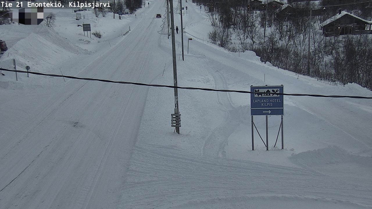 Weather Camera Image Road 21 Enontekiö, Kilpisjärvi, Enontekiö, Lappi