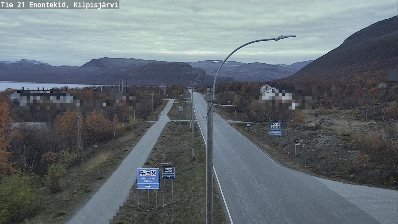 Weather Camera Image Road 21 Enontekiö, Kilpisjärvi, Enontekiö, Lappi