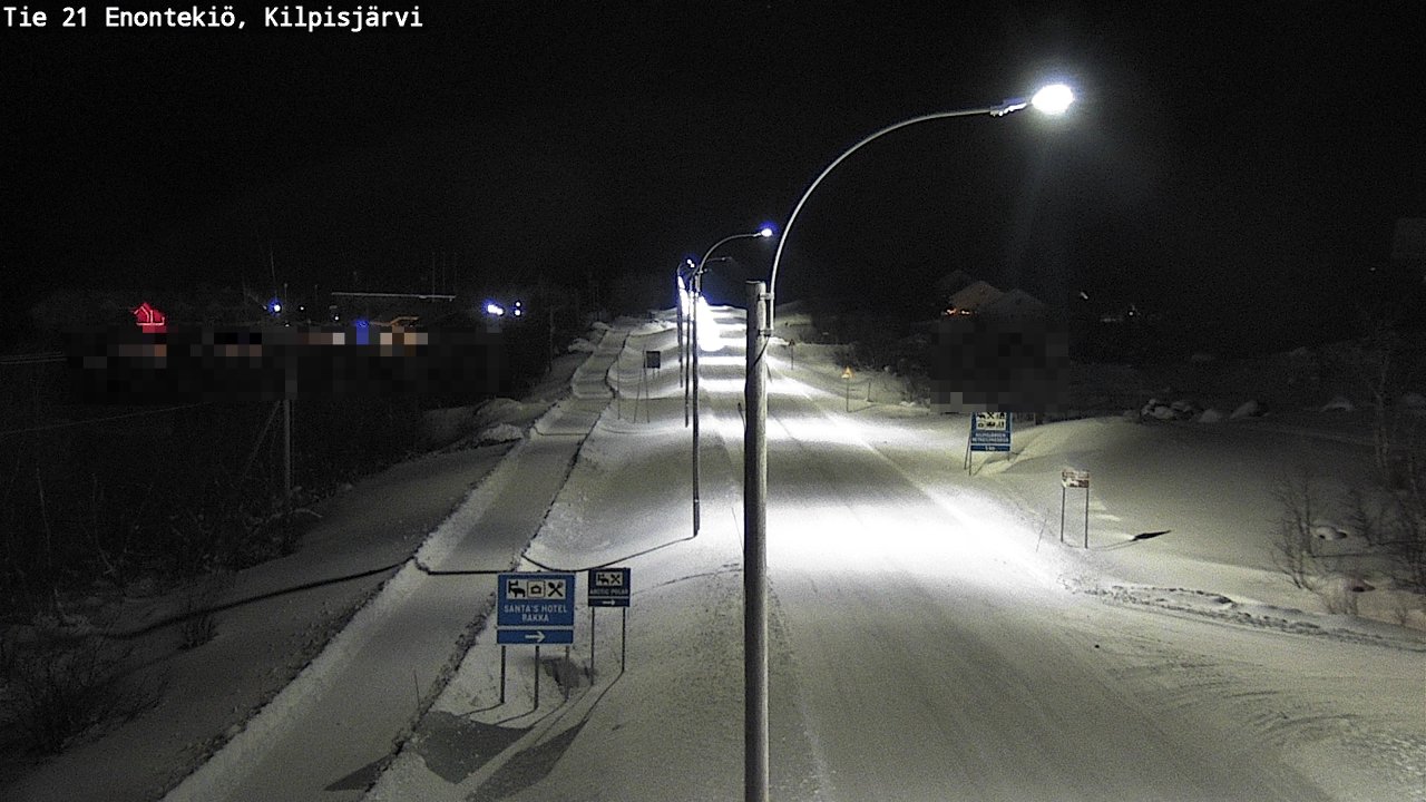 Weather Camera Image Väg 21 Enontekis, Kilpisjärv, Enontekiö, Lappi