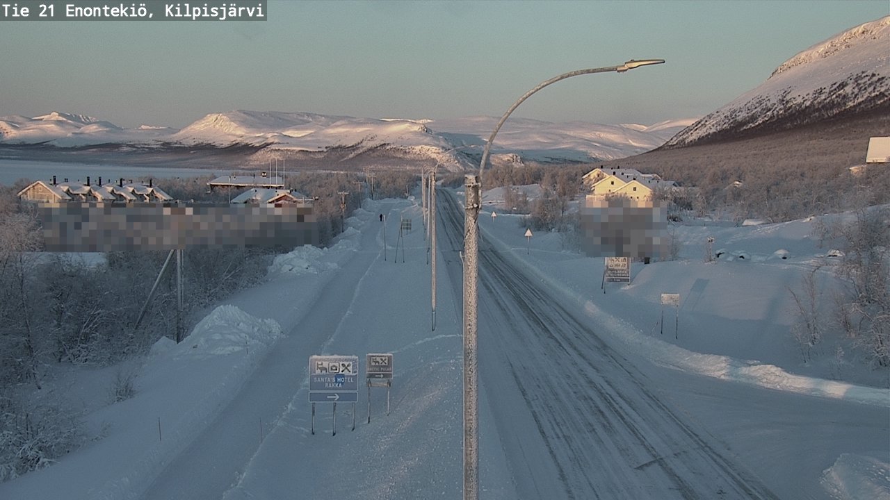 Weather Camera Image Road 21 Enontekiö, Kilpisjärvi, Enontekiö, Lappi