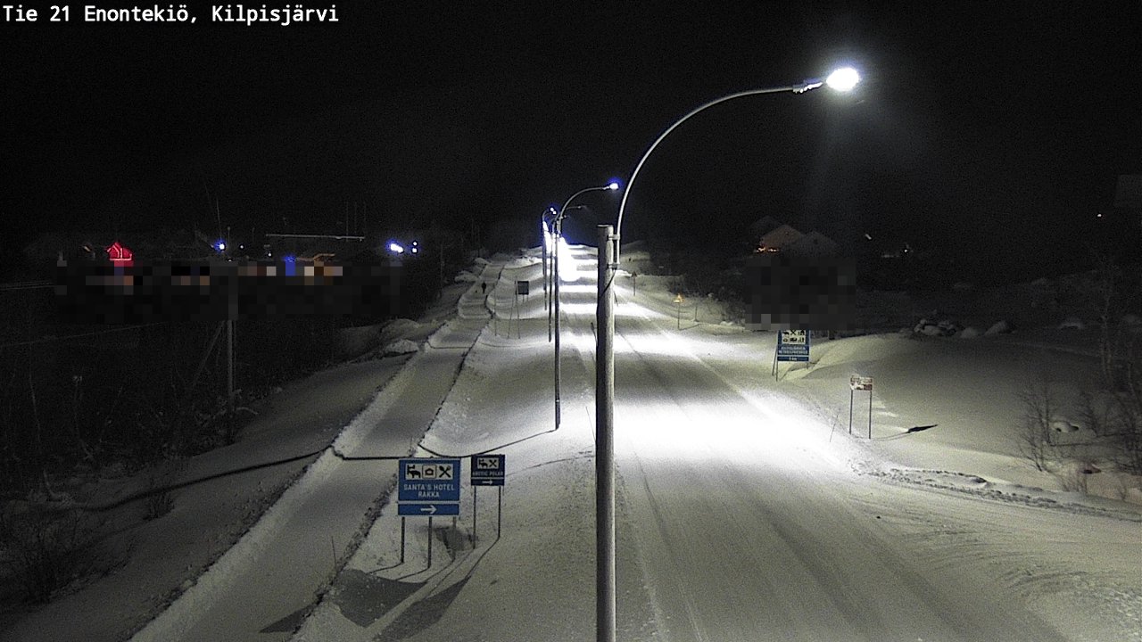 Weather Camera Image Road 21 Enontekiö, Kilpisjärvi, Enontekiö, Lappi