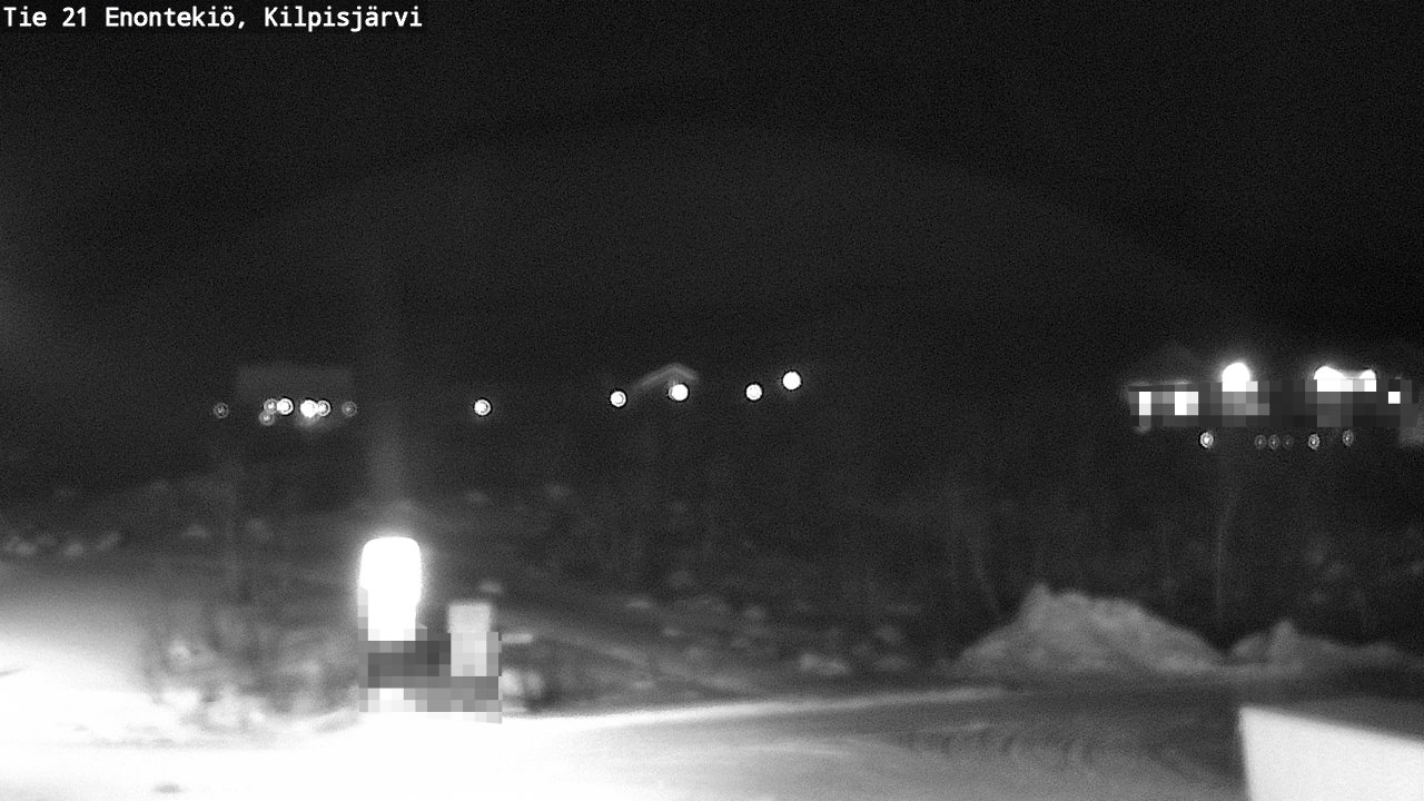 Weather Camera Image Väg 21 Enontekis, Kilpisjärv, Enontekiö, Lappi