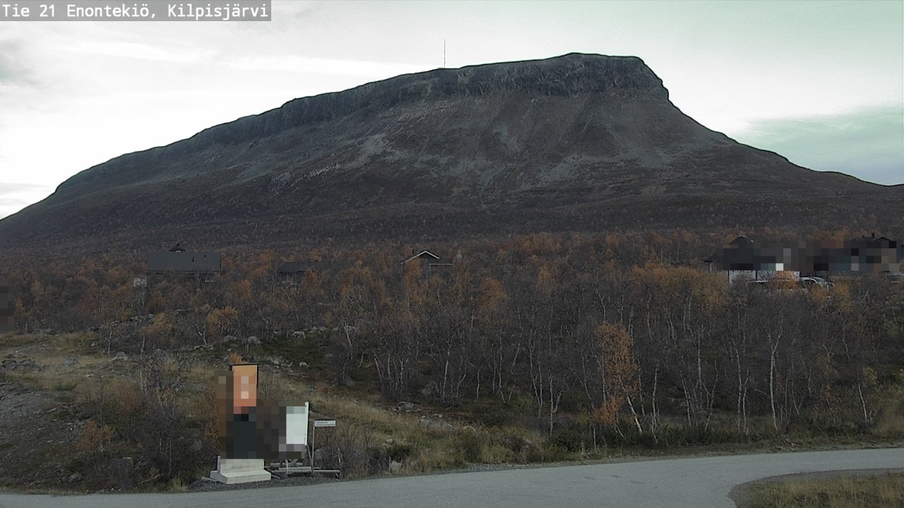 Weather Camera Image Road 21 Enontekiö, Kilpisjärvi, Enontekiö, Lappi
