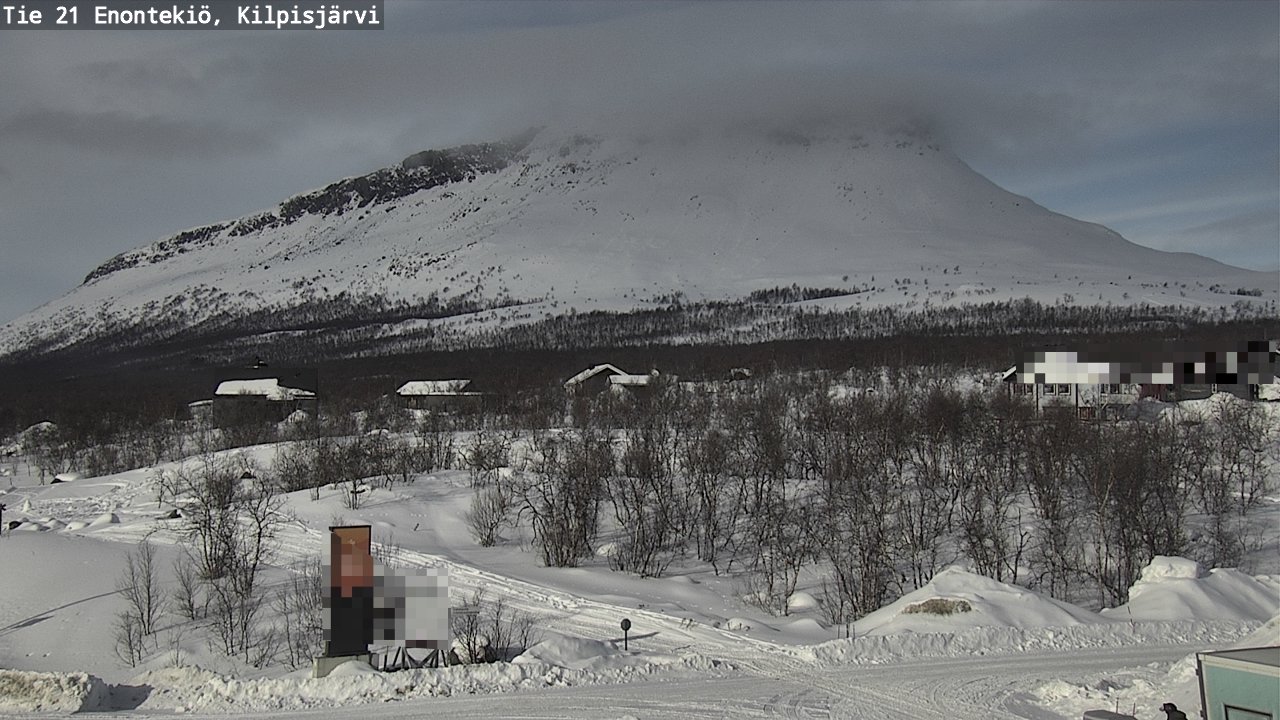 Weather Camera Image Road 21 Enontekiö, Kilpisjärvi, Enontekiö, Lappi