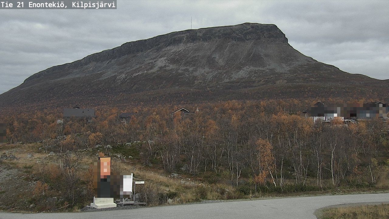 Weather Camera Image Road 21 Enontekiö, Kilpisjärvi, Enontekiö, Lappi