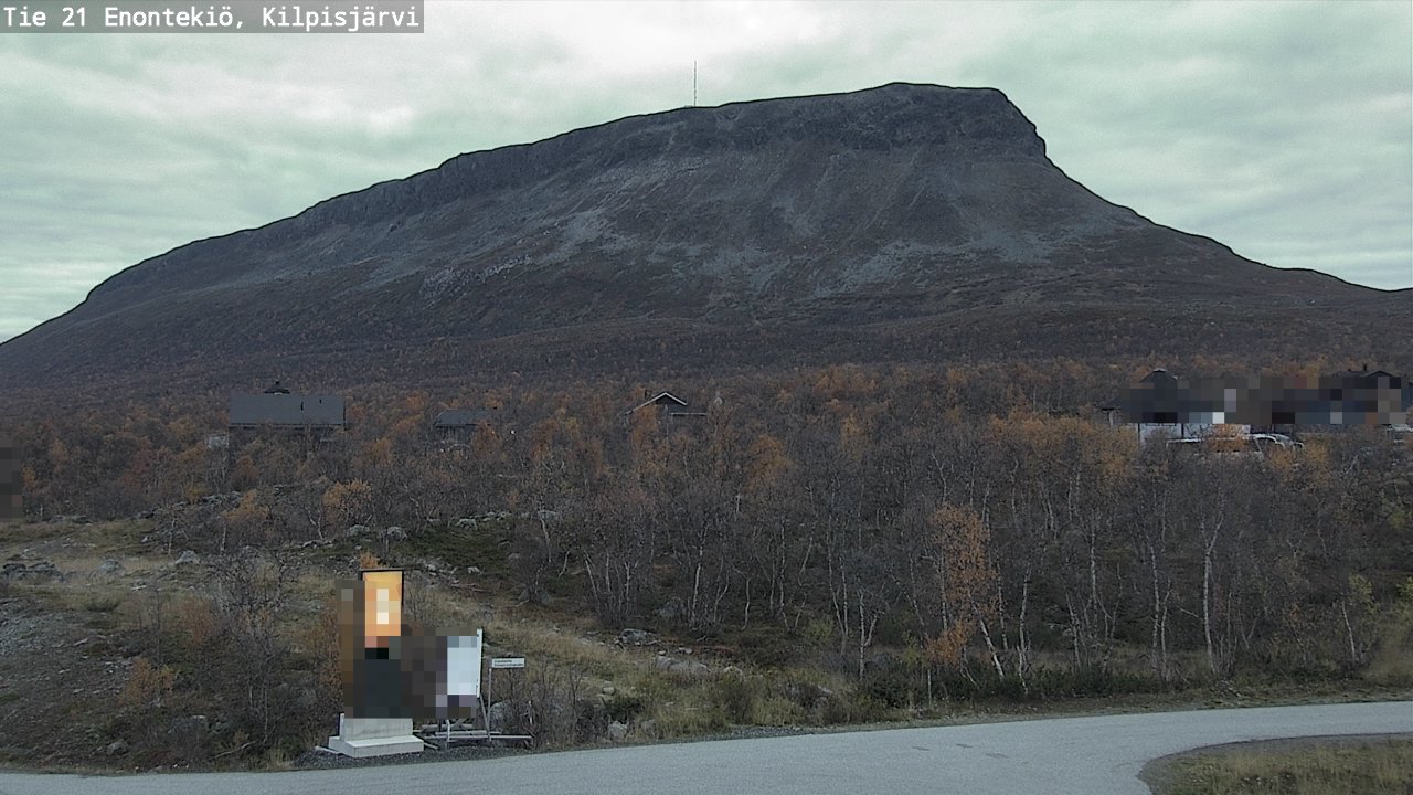 Weather Camera Image Road 21 Enontekiö, Kilpisjärvi, Enontekiö, Lappi