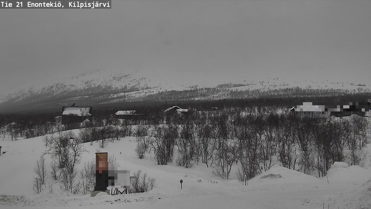 Weather Camera Image Road 21 Enontekiö, Kilpisjärvi, Enontekiö, Lappi