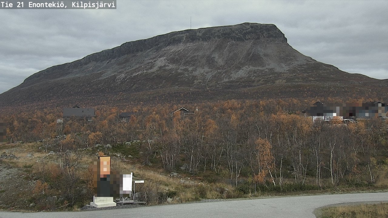 Weather Camera Image Road 21 Enontekiö, Kilpisjärvi, Enontekiö, Lappi