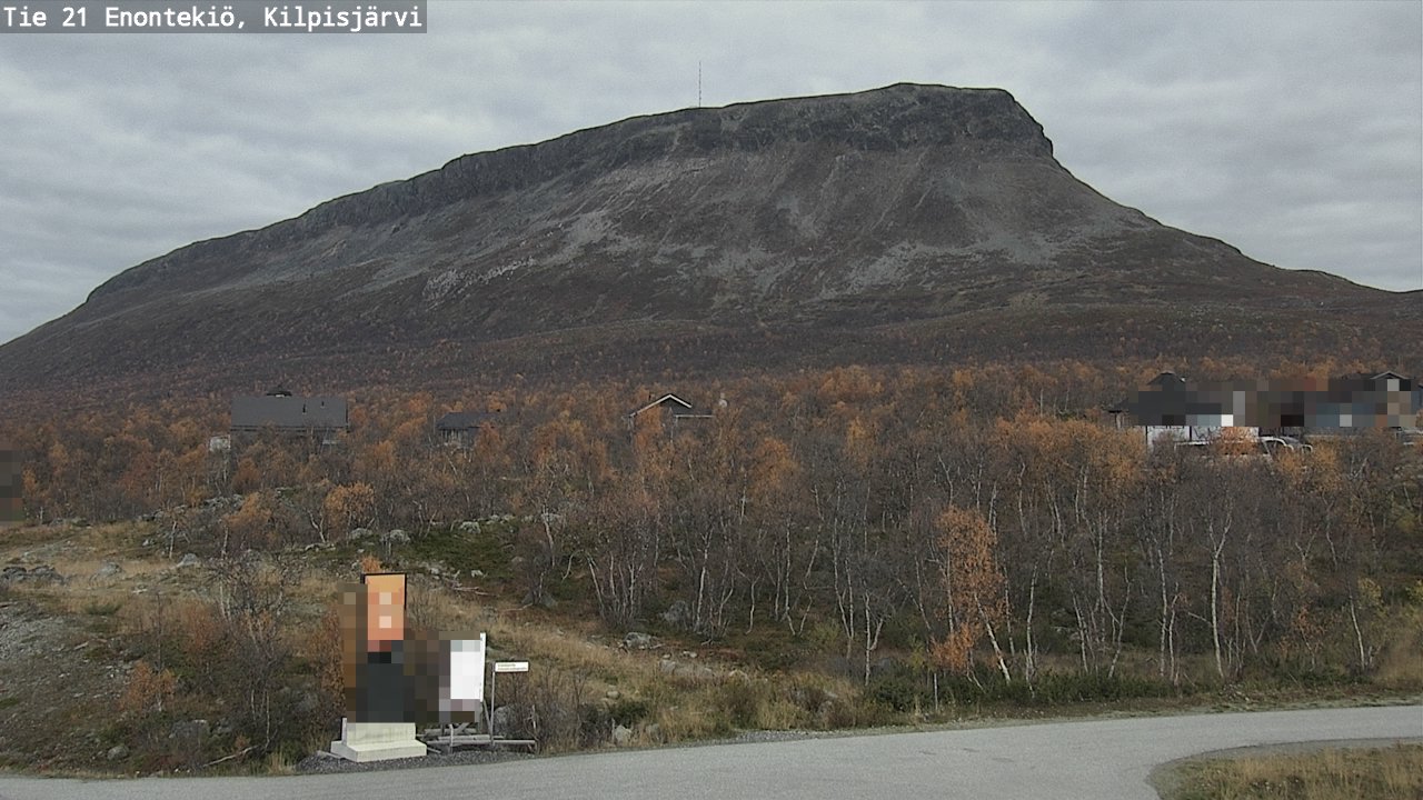 Weather Camera Image Road 21 Enontekiö, Kilpisjärvi, Enontekiö, Lappi