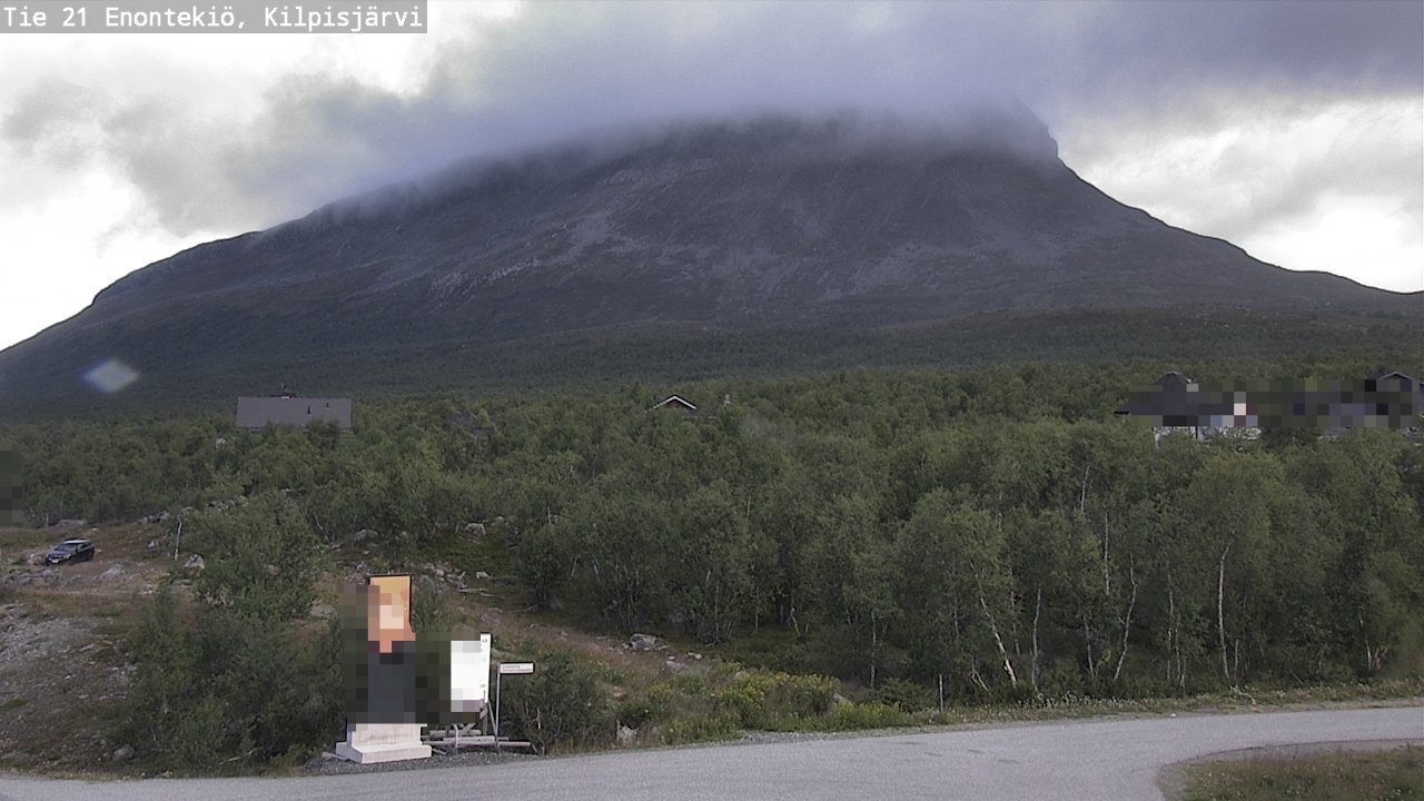 Weather Camera Image Road 21 Enontekiö, Kilpisjärvi, Enontekiö, Lappi