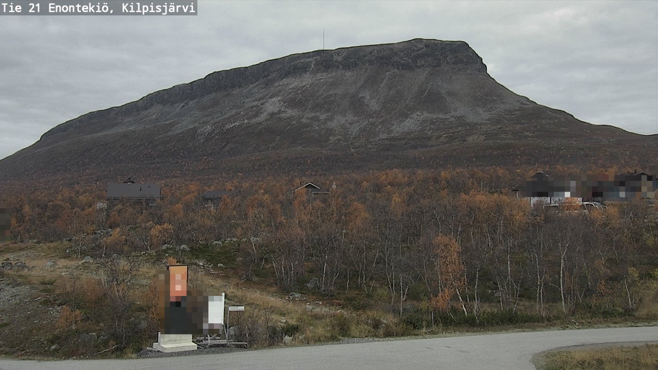 Weather Camera Image Road 21 Enontekiö, Kilpisjärvi, Enontekiö, Lappi