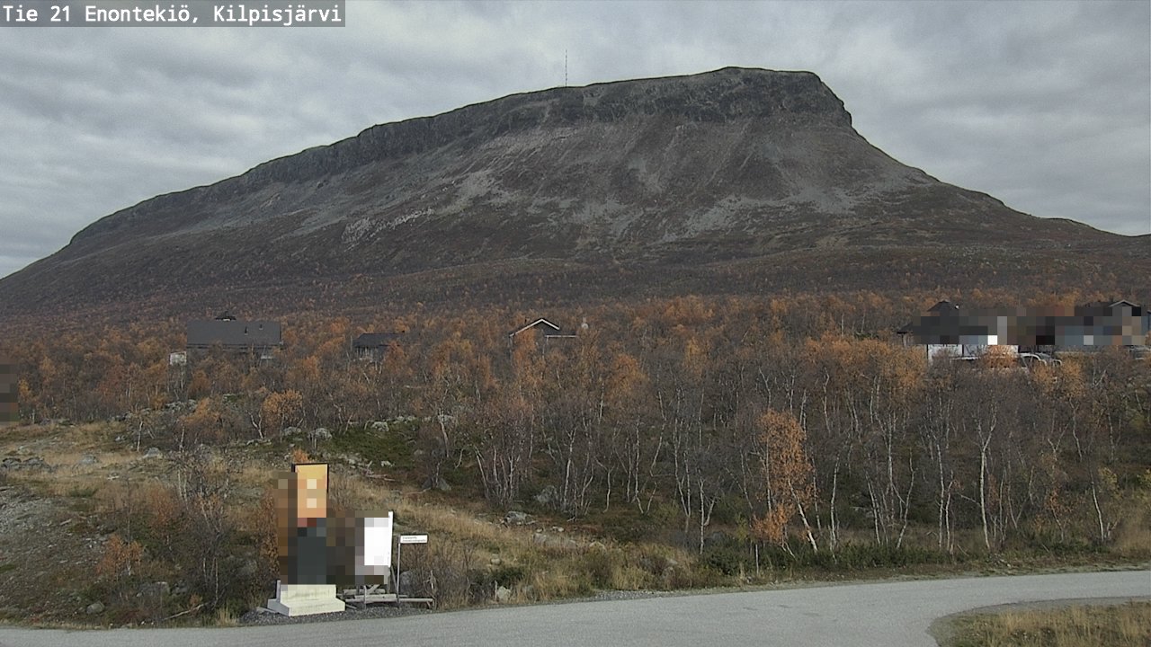 Weather Camera Image Road 21 Enontekiö, Kilpisjärvi, Enontekiö, Lappi