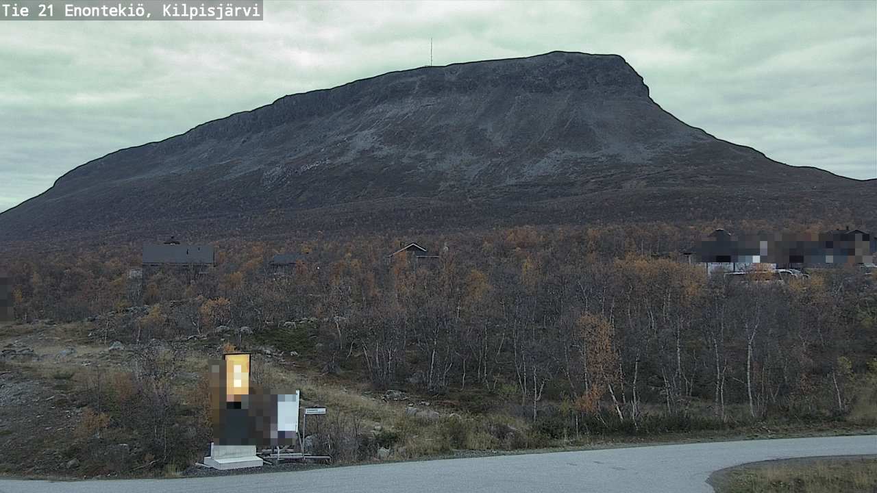 Weather Camera Image Road 21 Enontekiö, Kilpisjärvi, Enontekiö, Lappi
