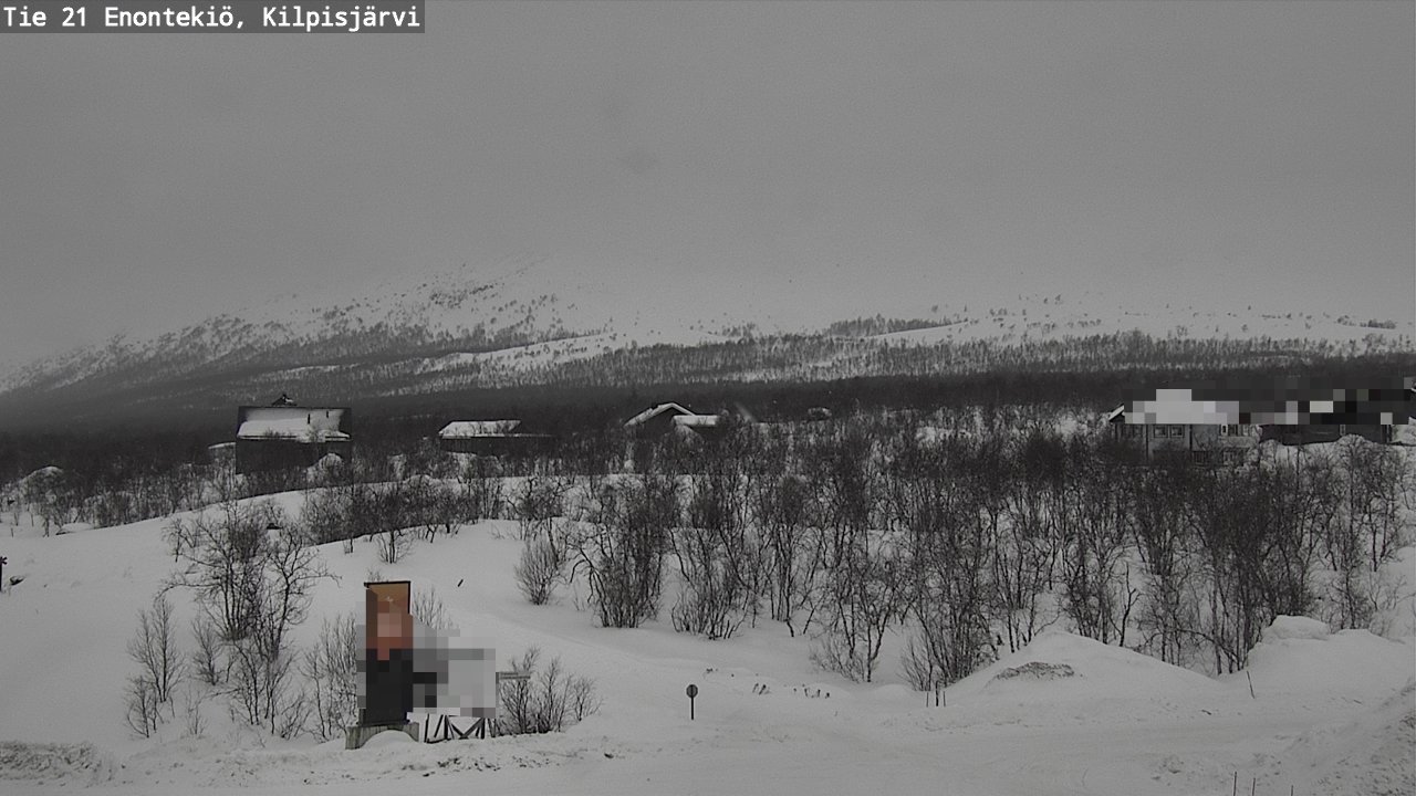 Weather Camera Image Road 21 Enontekiö, Kilpisjärvi, Enontekiö, Lappi
