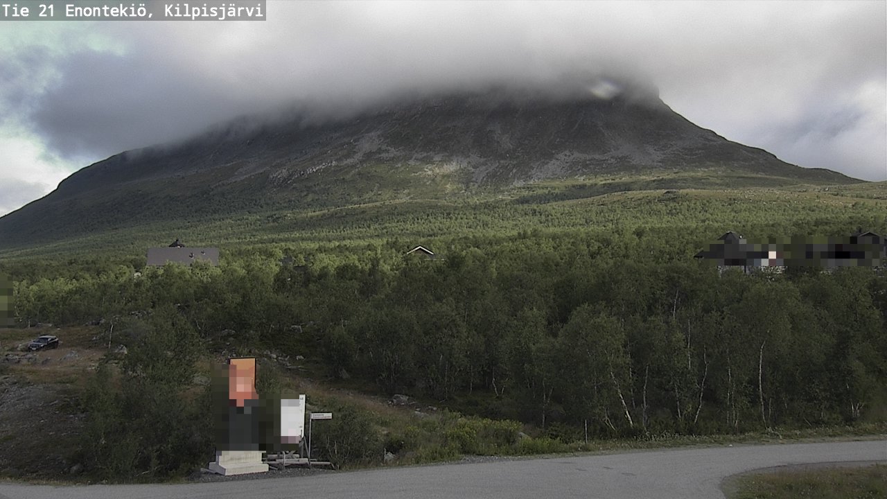 Weather Camera Image Road 21 Enontekiö, Kilpisjärvi, Enontekiö, Lappi