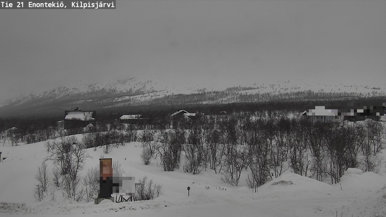 Weather Camera Image Road 21 Enontekiö, Kilpisjärvi, Enontekiö, Lappi