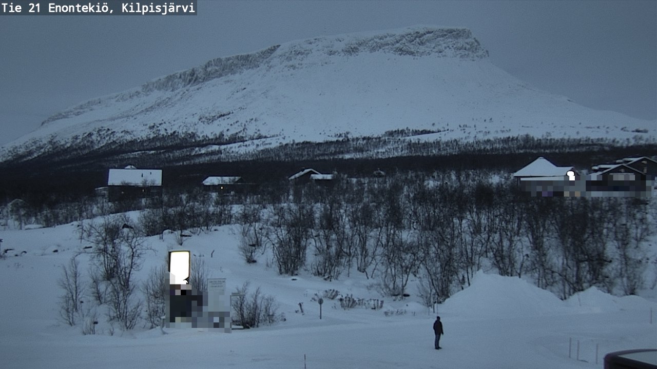 Weather Camera Image Väg 21 Enontekis, Kilpisjärv, Enontekiö, Lappi